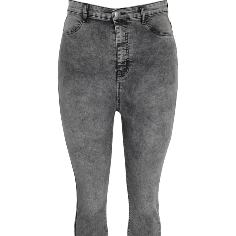 Plus Size Acid Wash Jeggings - Picture 4 of 5